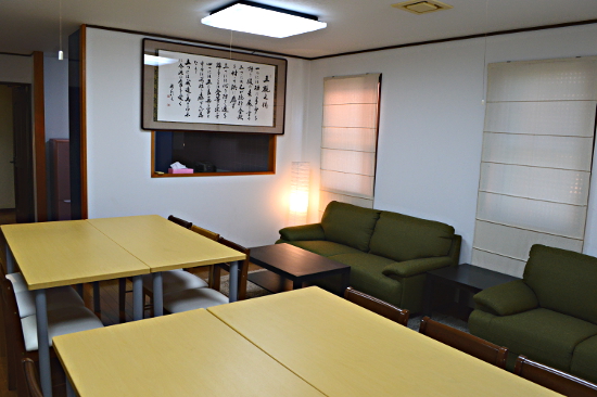 香林寺 内部（ロビー・控室）